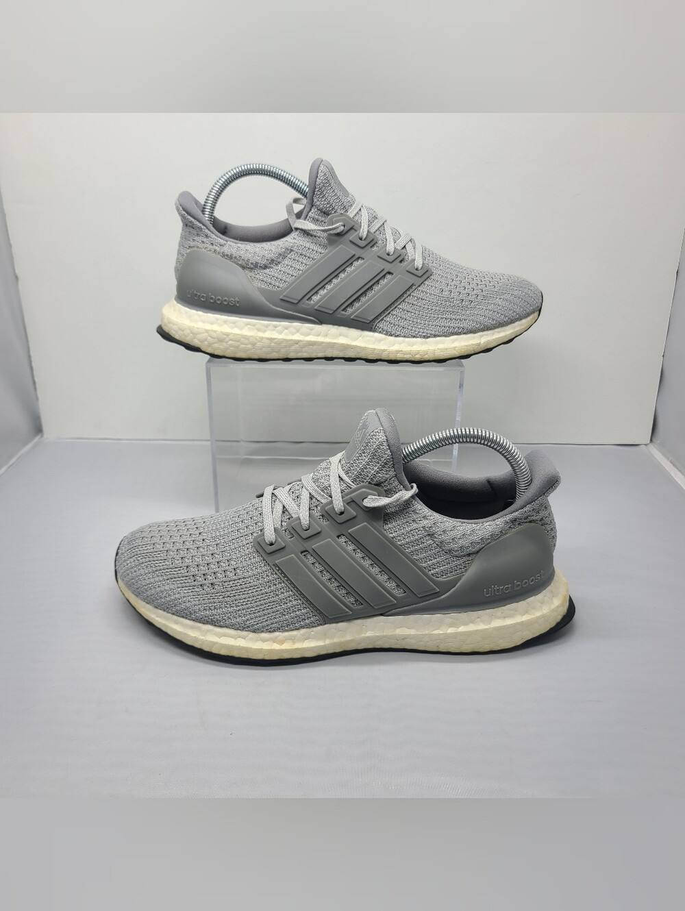 Adidas Womens Ultra Boost BB6150 Gray Running Shoes Sneakers Size 8.5